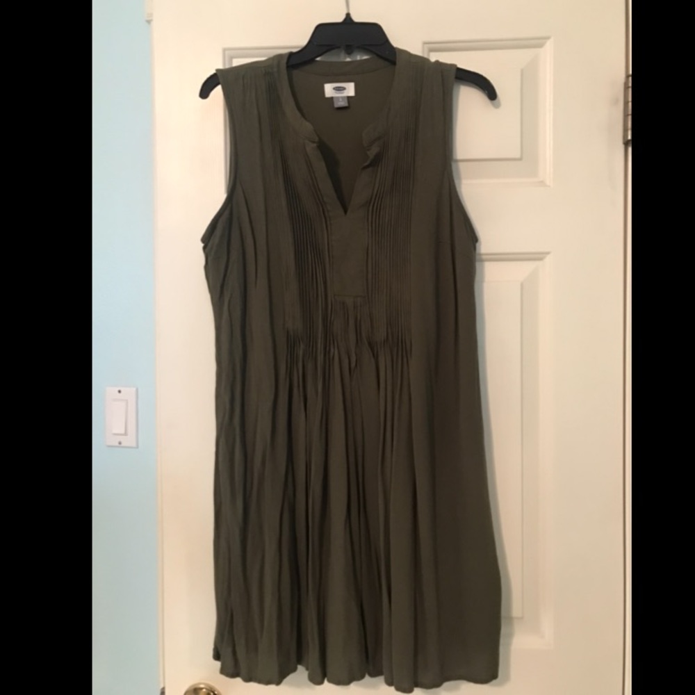 Hunter green swing dress